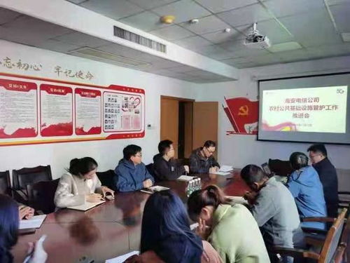 中國電信海安分公司 筑牢數字底座，扎實開展電信基礎設施管護工作